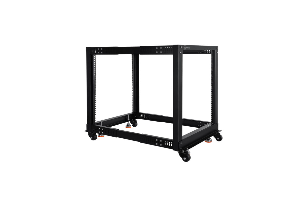 Alphacool ES 19inch Open Frame Serverrack 12U Adjustable Depth