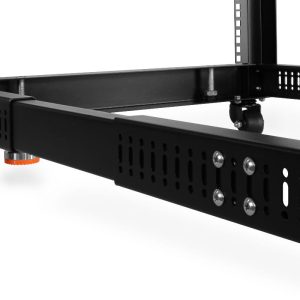 Alphacool ES 19inch Open Frame Serverrack 12U Adjustable Depth