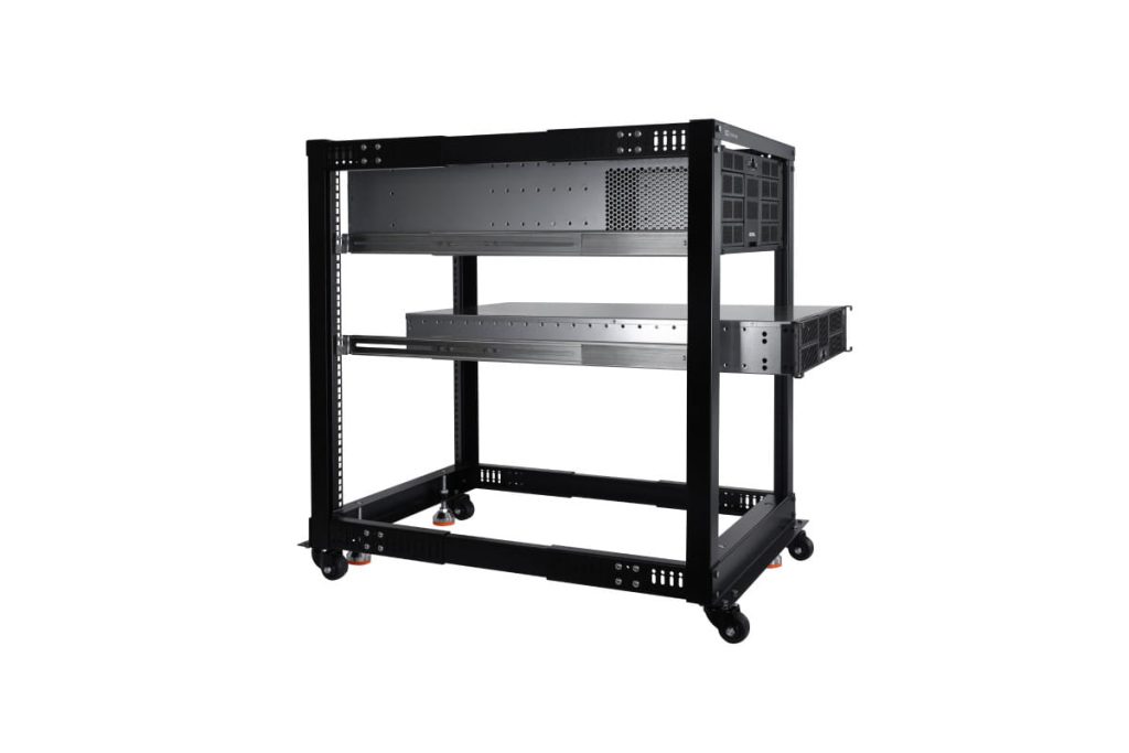 Alphacool ES 19inch Open Frame Serverrack 15U Adjustable Depth