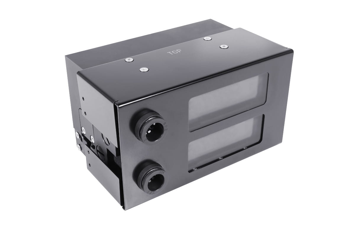 Alphacool ES 2U Reservoir VPP/D5 with flow/temperature sensor