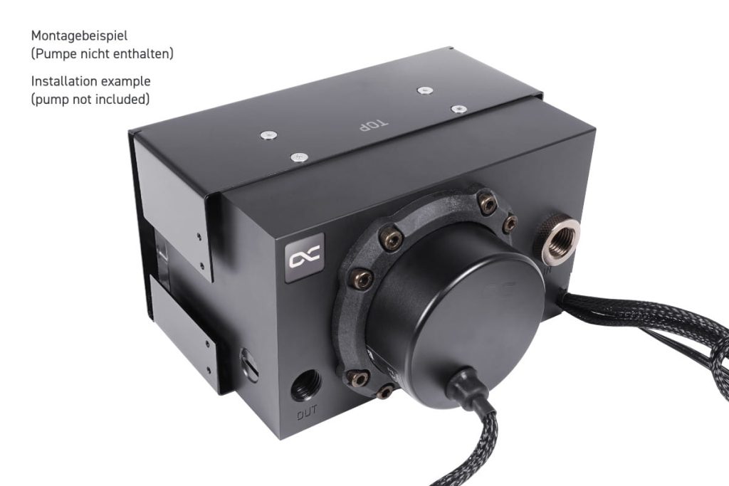 Alphacool ES 2U Reservoir VPP/D5 with flow/temperature sensor
