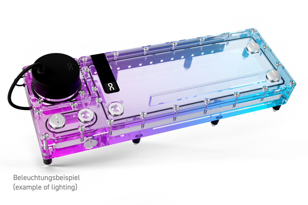 Alphacool Core Flat Reservoir 360 Right with VPP pump