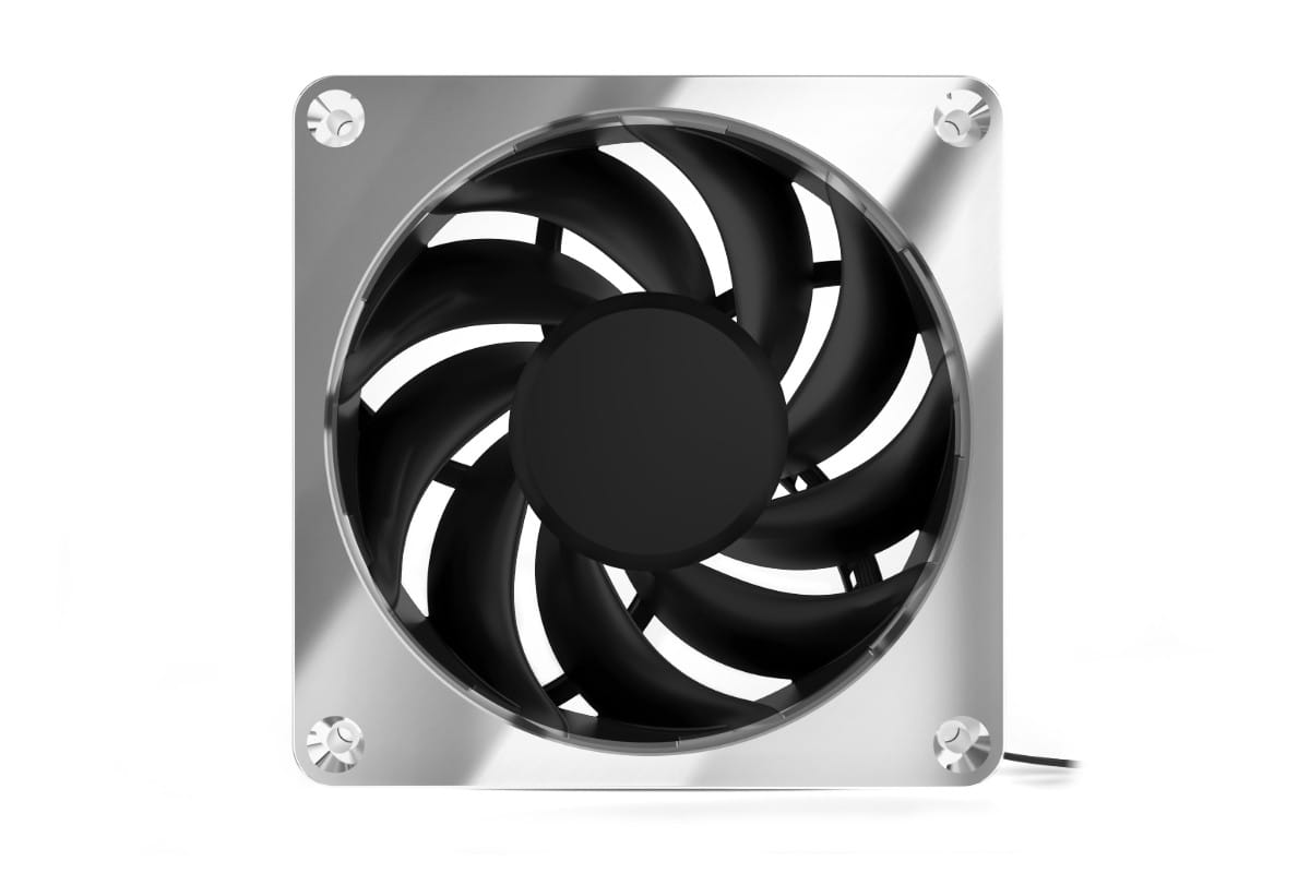 Alphacool Apex Stealth Metal fan 2000rpm chrome (120x120x25mm)