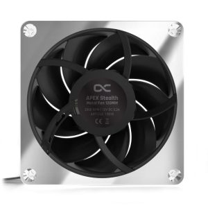 Alphacool Apex Stealth Metal fan 2000rpm chrome (120x120x25mm)