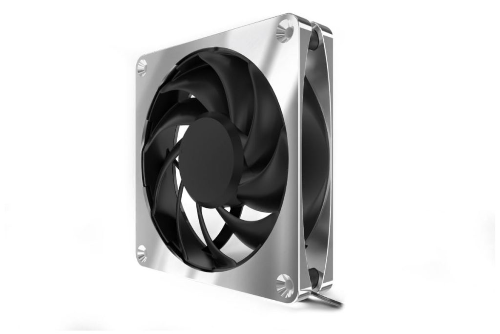 Alphacool Apex Stealth Metal fan 2000rpm chrome (120x120x25mm)