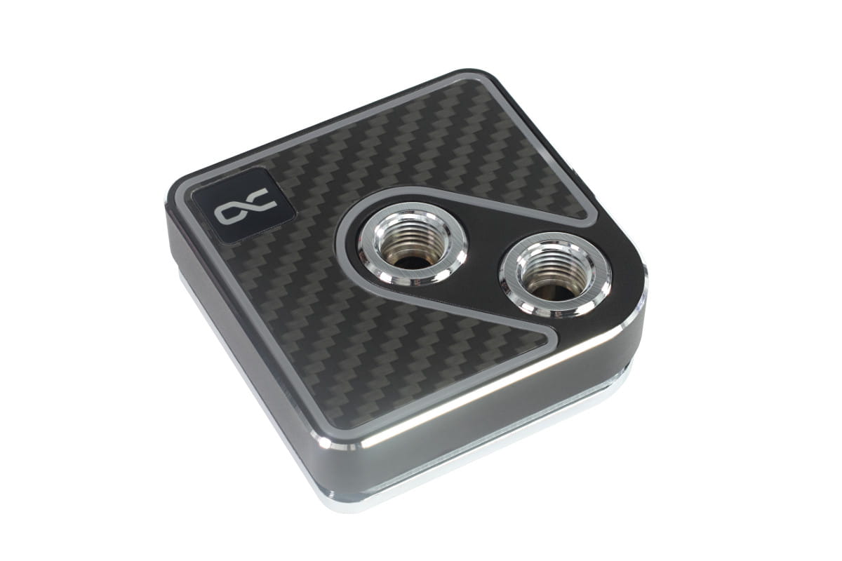 Alphacool Core 1 Aurora Carbon CPU Waterblock INTEL / AMD