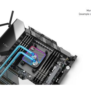 Alphacool Core 1 Aurora Carbon CPU Waterblock INTEL / AMD
