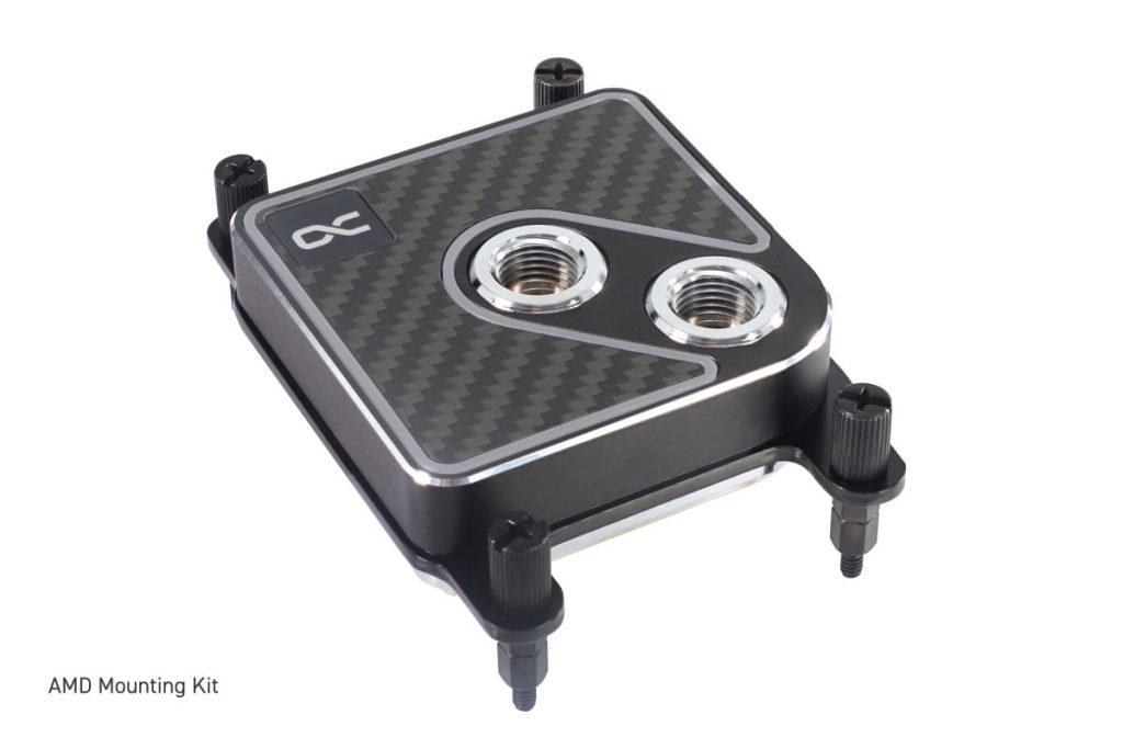 Alphacool Core 1 Aurora Carbon CPU Waterblock INTEL / AMD