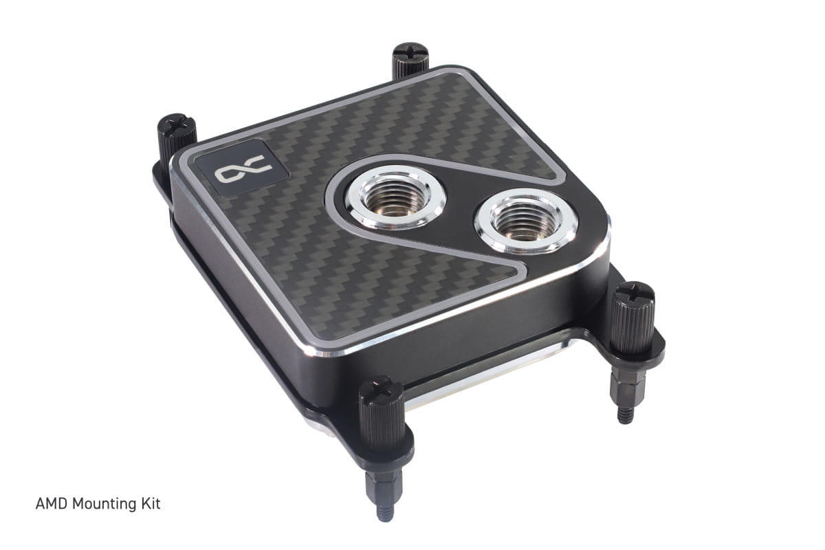 Alphacool Core 1 Aurora Carbon CPU Waterblock INTEL / AMD