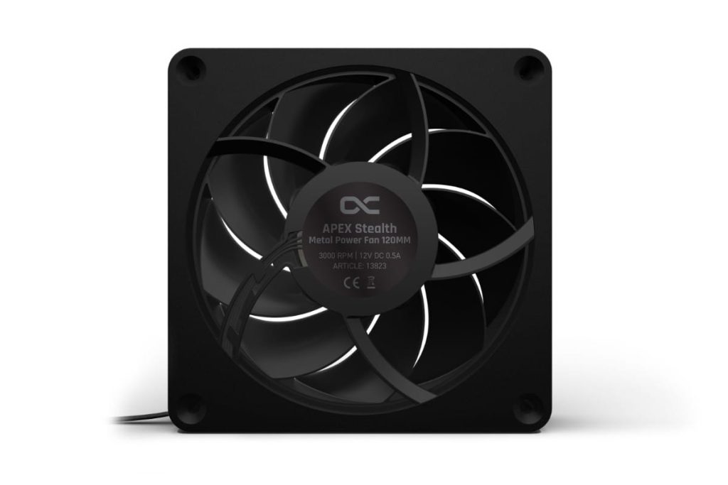 Alphacool Apex Stealth Metal Power fan 3000rpm matte black (120x120x25mm) : image 3