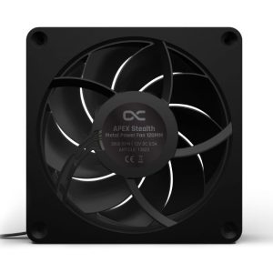 Alphacool Apex Stealth Metal Power fan 3000rpm matte black (120x120x25mm) : image 3