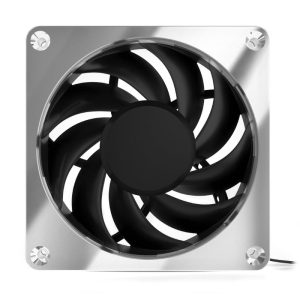 Alphacool Apex Stealth Metal Power fan 3000rpm chrome (120x120x25mm)