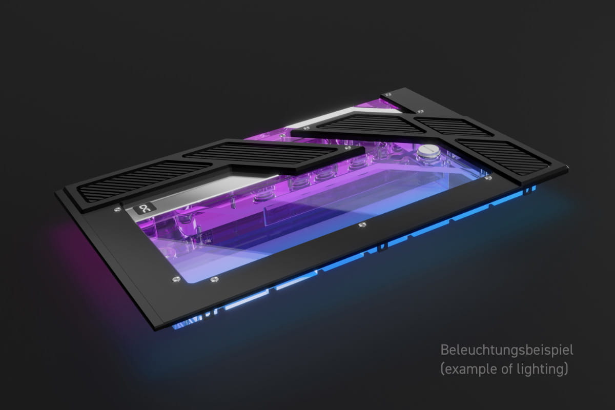 Alphacool Apex Distro Plate Y60 with D5 Apex pump