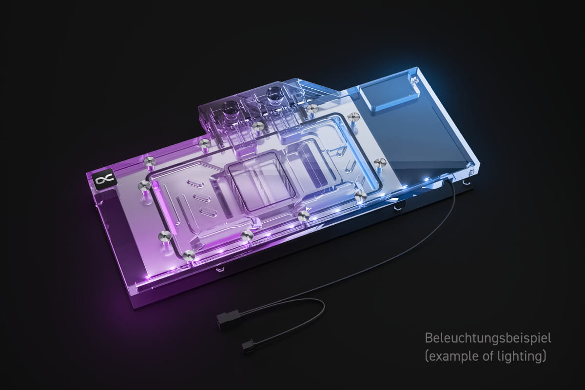 Alphacool Eisblock Aurora Radeon RX 7800 XT Reference with Backplate