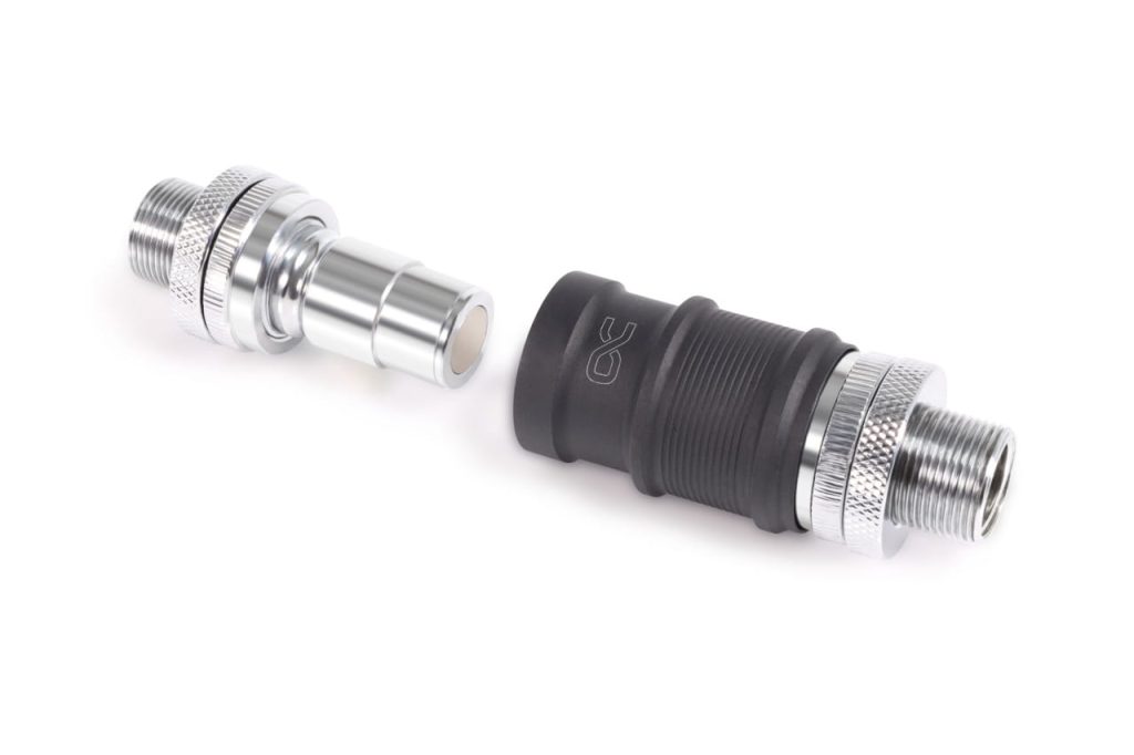 Alphacool ES quick release BLH1A PushIn Set IG-IG with bulkhead fitting