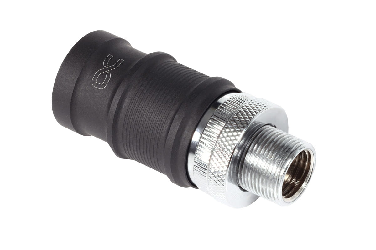 Alphacool ES quick release BLH1A PushIn Female IG with bulkhead fitting