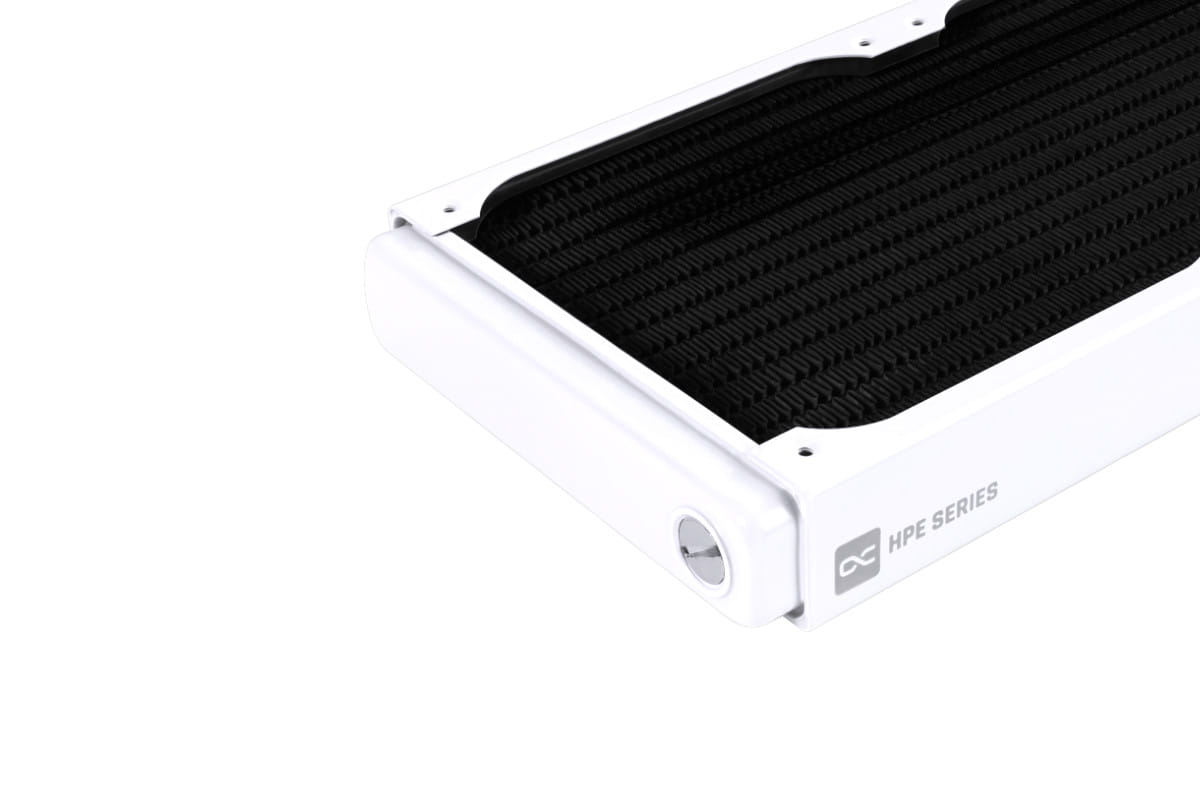 Alphacool HPE-30 Full Copper 360mm Radiator - White - B-Grade