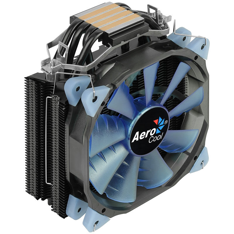 Aerocool Verkho 4 Dark CPU cooler - 120mm