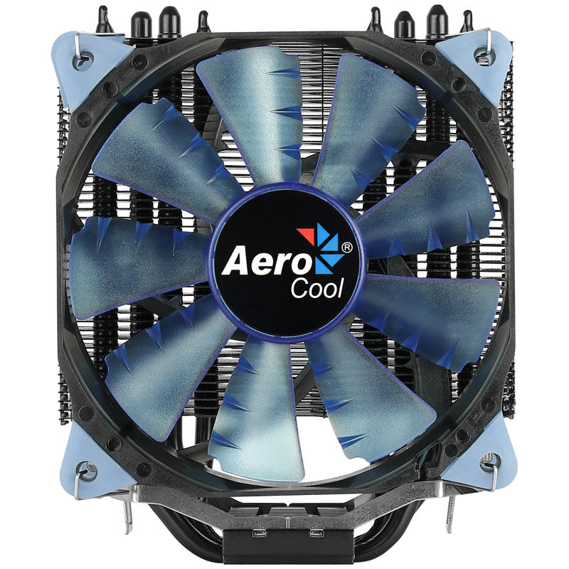 Aerocool Verkho 4 Dark CPU cooler - 120mm