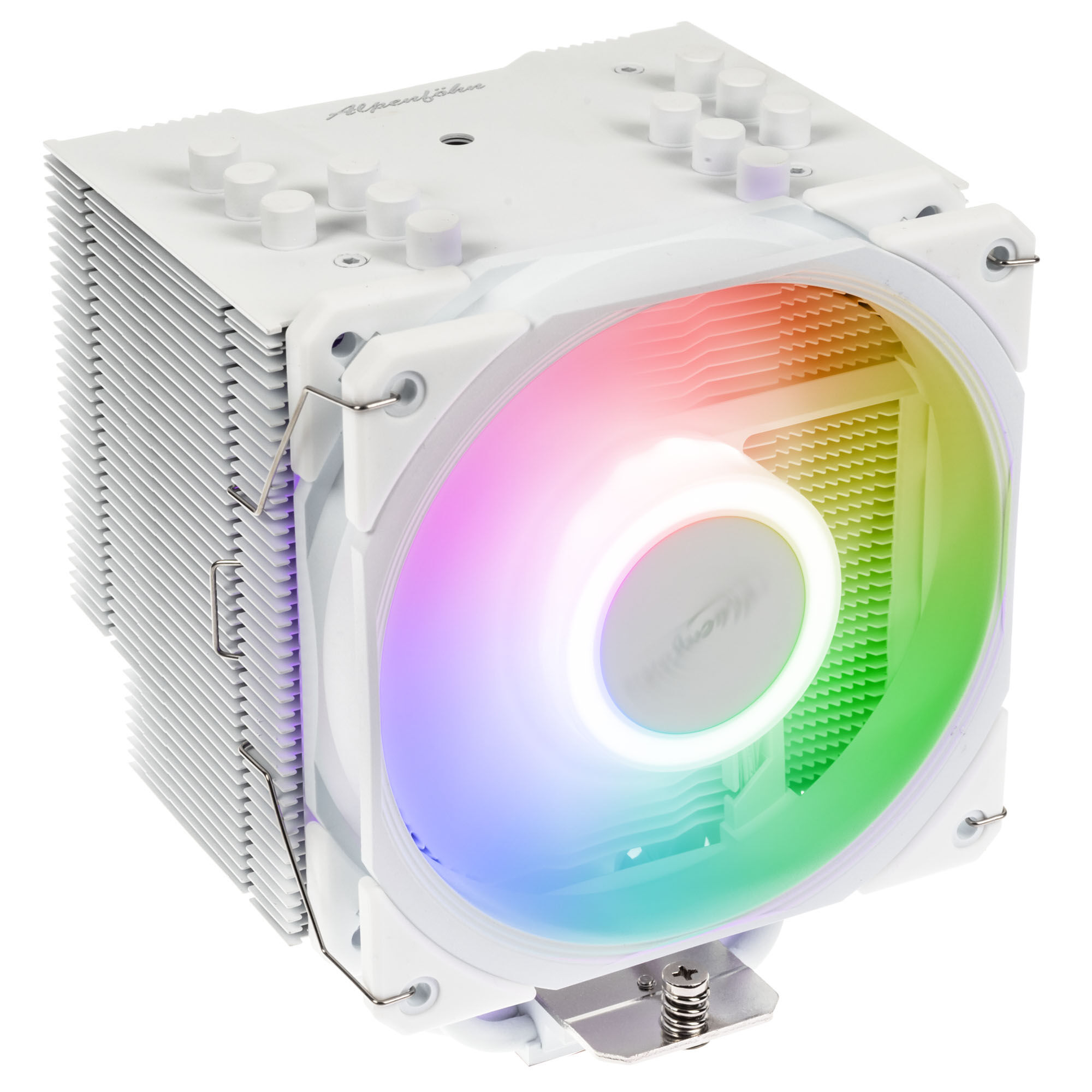 Alpenfohn Brocken 4 ARGB CPU cooler - 120mm, white