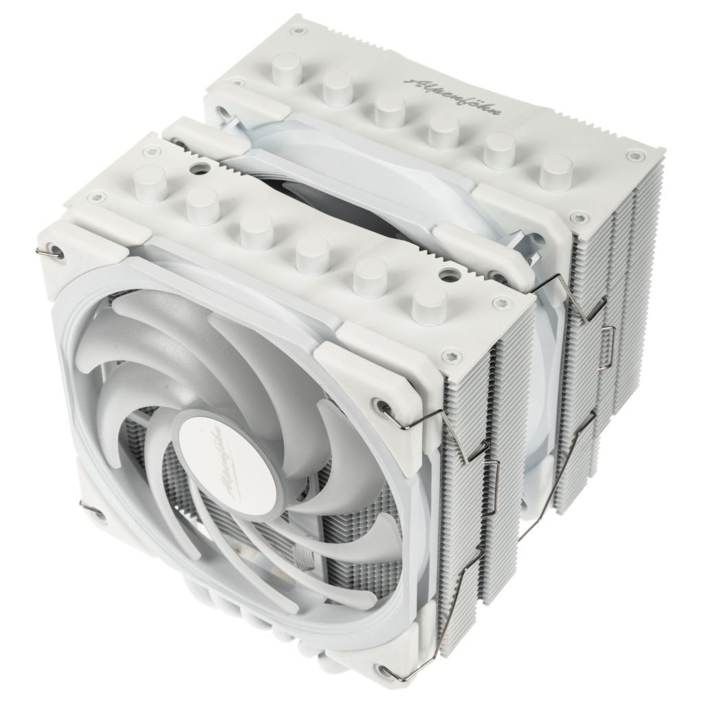 Alpenfohn Brocken 4 Max ARGB CPU cooler - 2x 120mm, white