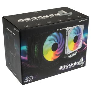 Alpenfohn Brocken 4 Max ARGB CPU cooler - 2x 120mm, white
