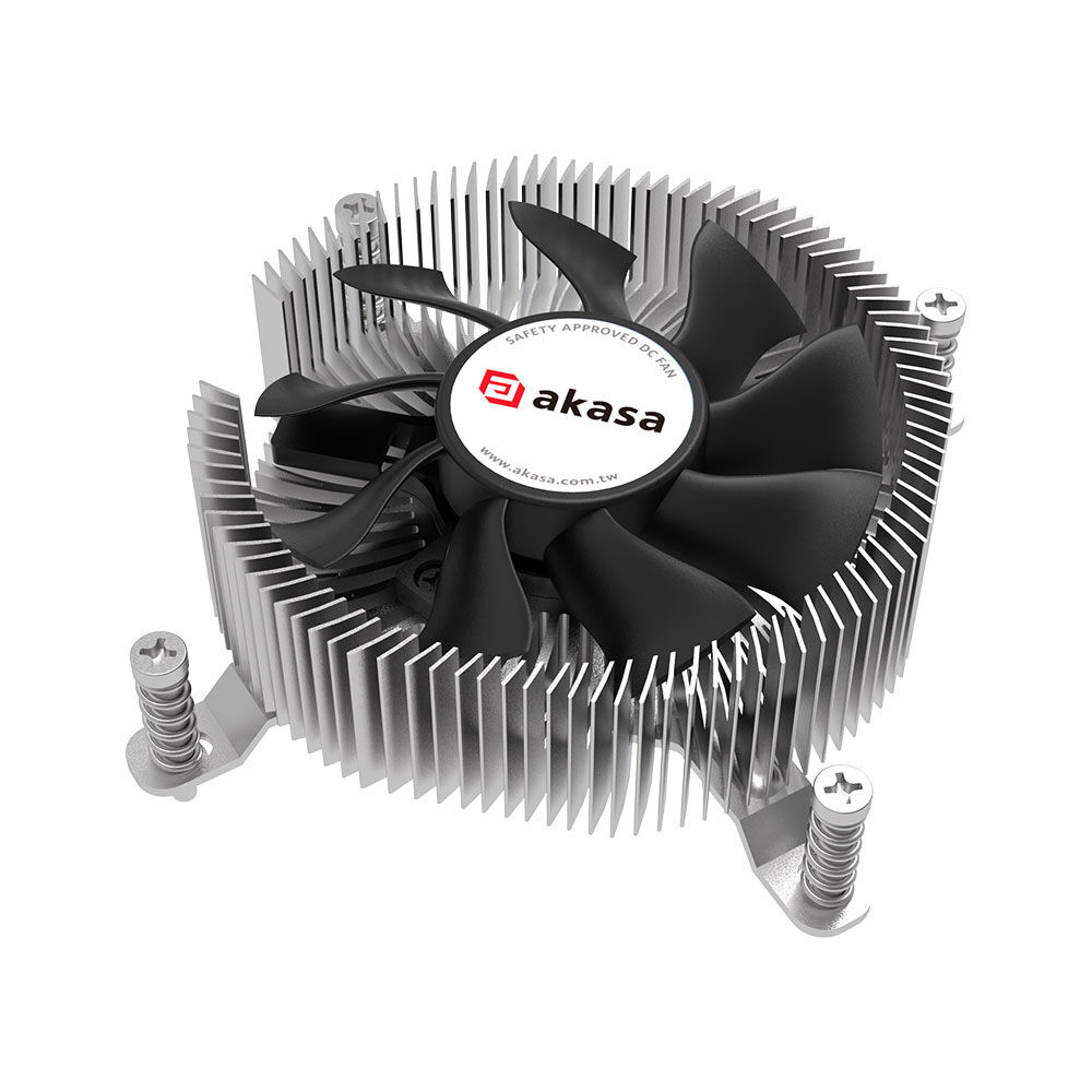 Akasa low profile CPU cooler, Intel LGA1700 - copper and aluminum : image 2