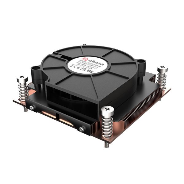 Akasa 1U Intel LGA 1700 CPU Cooler – Copper