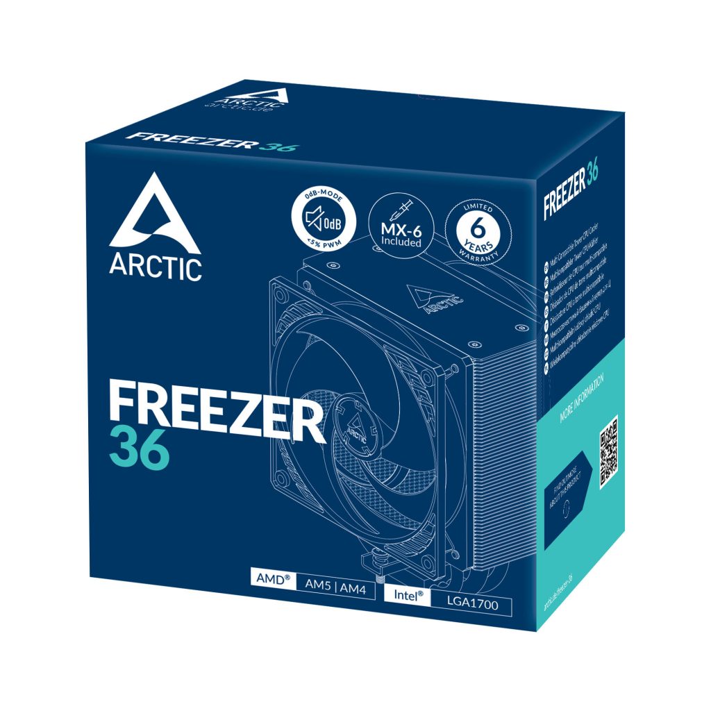 Arctic Freezer 36 CPU cooler, 120mm