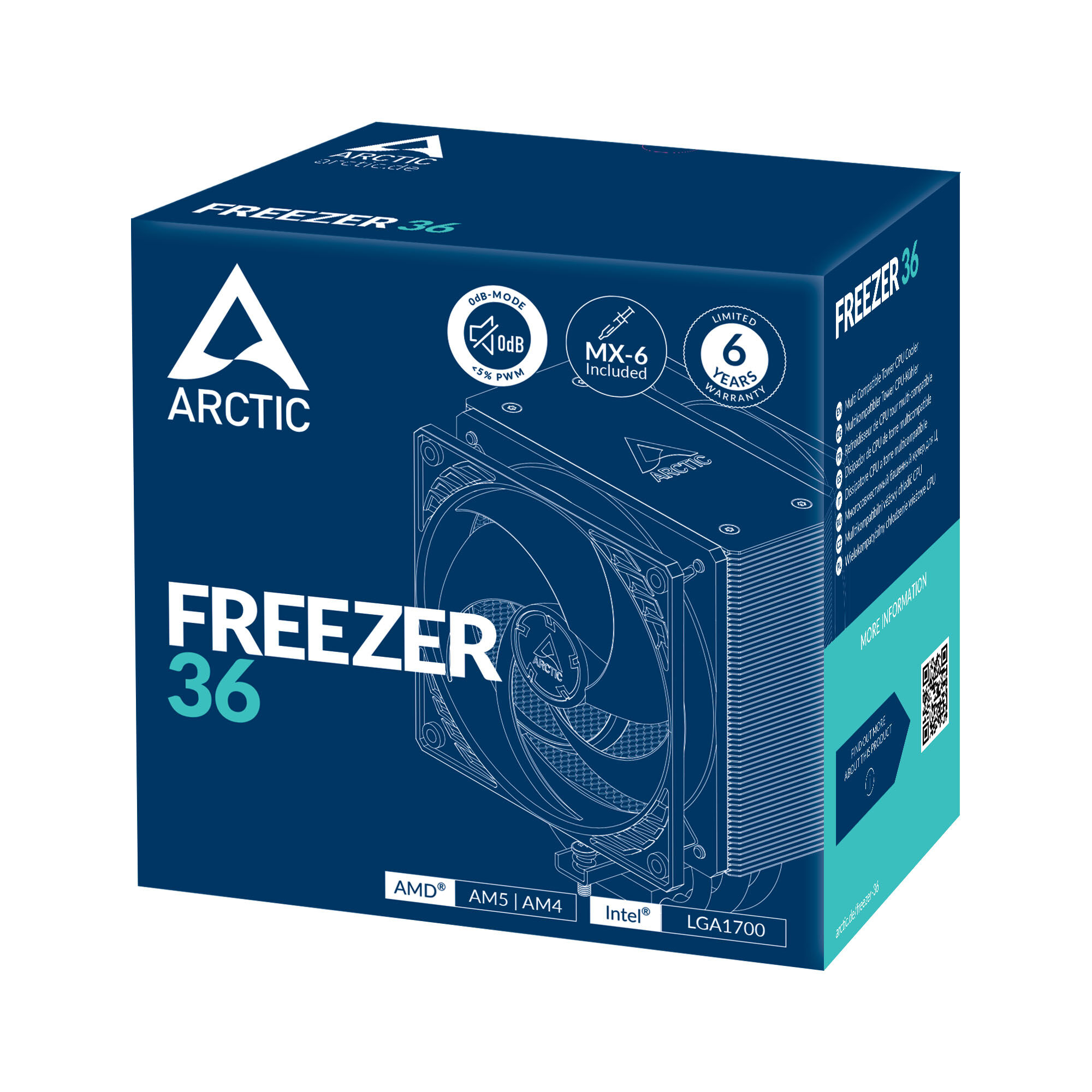 Arctic Freezer 36 CPU cooler, 120mm