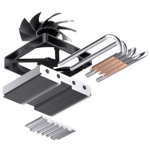Jonsbo HP-400S CPU cooler - 90mm, black