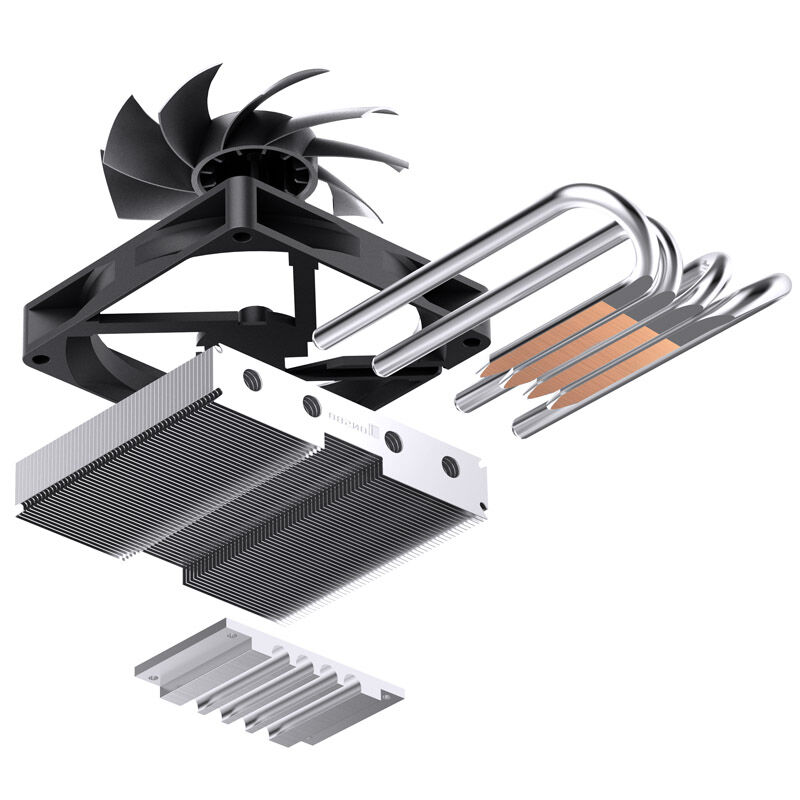 Jonsbo HP-400S CPU cooler - 90mm, black