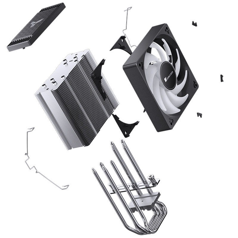Jonsbo CR-1000 EVO CPU cooler, ARGB - black : image 7