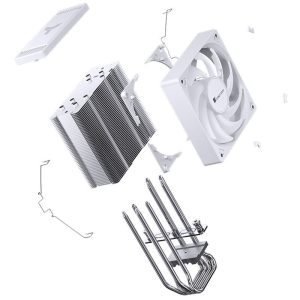 Jonsbo CR-1000 EVO CPU cooler, ARGB - white : image 7