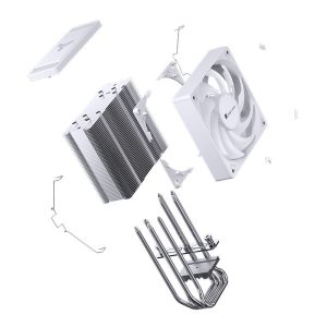 Jonsbo CR-1400 EVO Color CPU cooler - white