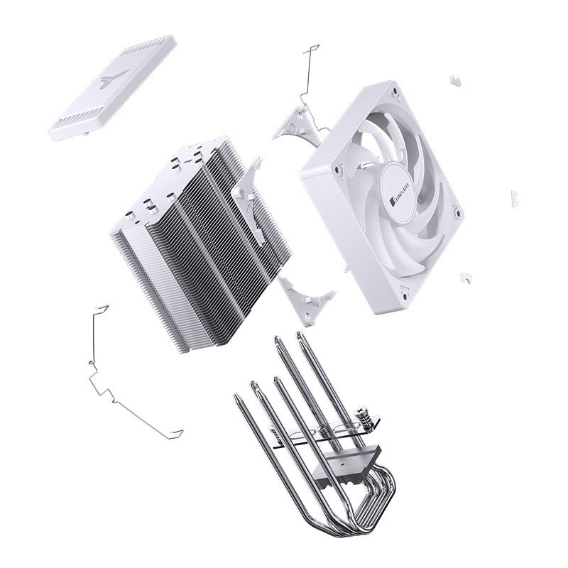 Jonsbo CR-1400 EVO Color CPU cooler - white