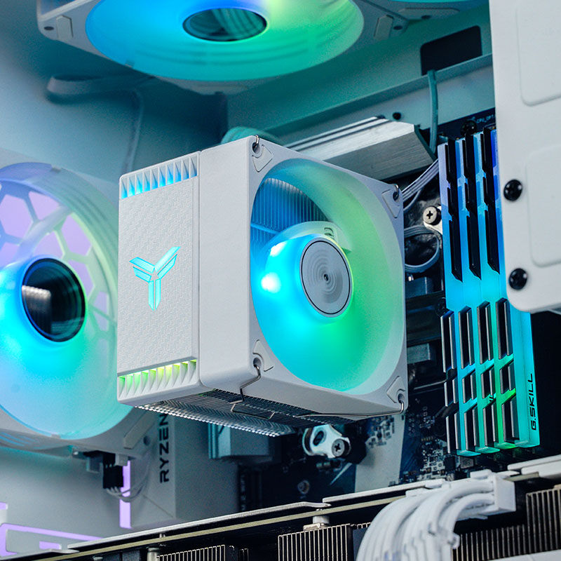 Jonsbo CR-1400 EVO ARGB CPU cooler - white : image 8