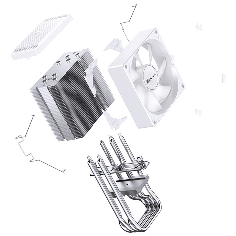 Jonsbo CR-1400 EVO ARGB CPU cooler - white : image 7