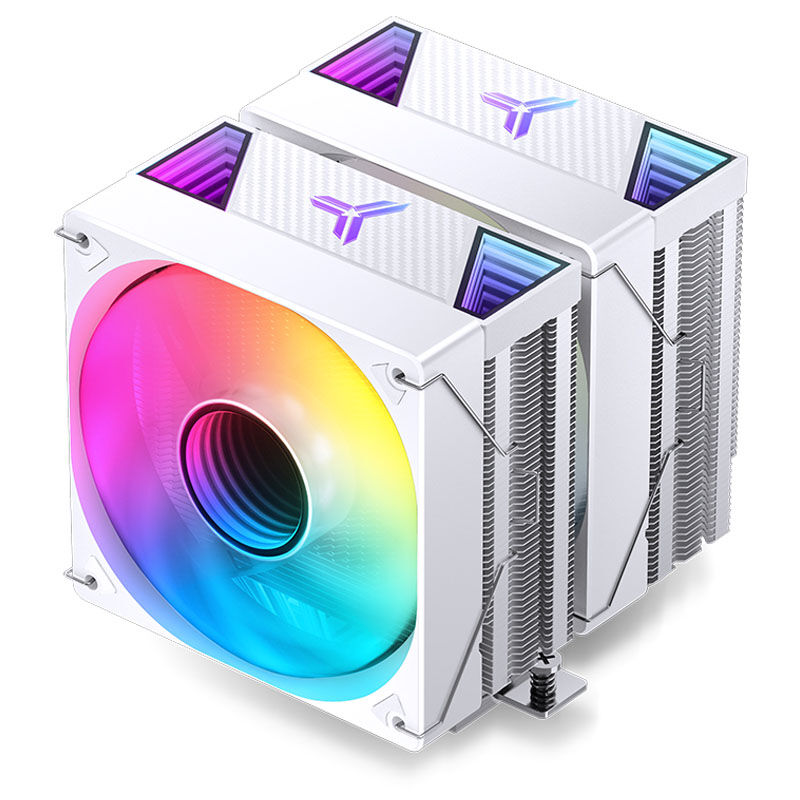 Jonsbo CR-3000 CPU cooler, ARGB - white