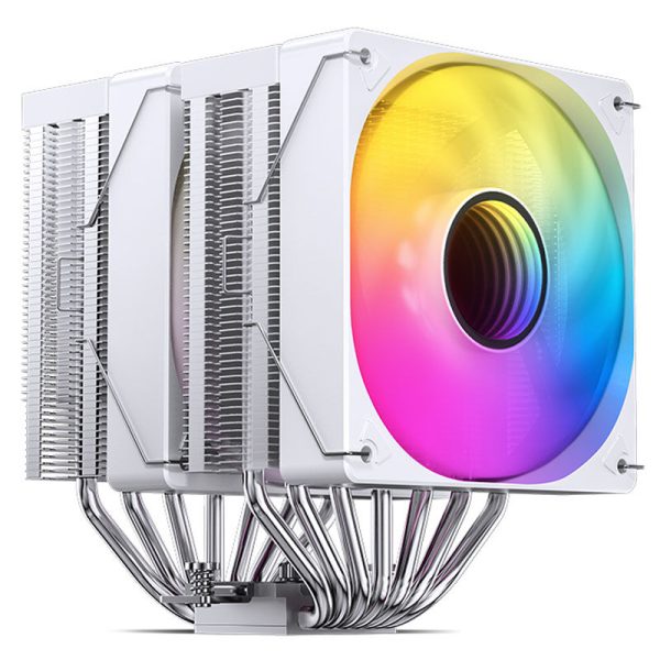 Jonsbo CR-3000 CPU cooler, ARGB – white