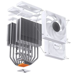 Jonsbo CR-3000 CPU cooler, ARGB - white