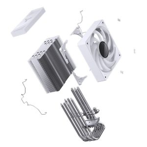 Jonsbo CR-1000 V2 PRO CPU cooler, RGB - white : image 8