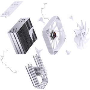 Jonsbo PISA A5 ARGB 5V(3Pin) + PWM - White