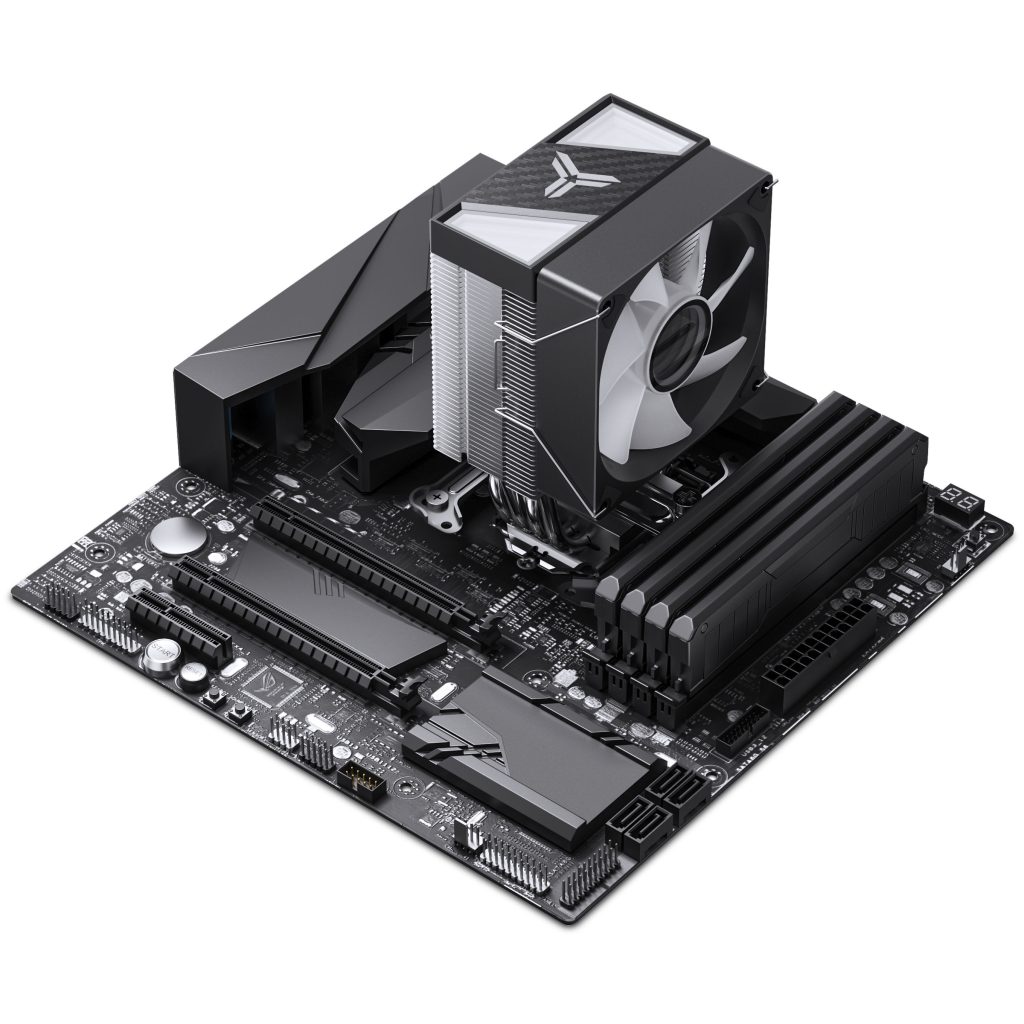 Jonsbo CR-1400 V2 CPU cooler, RGB - 92mm, black