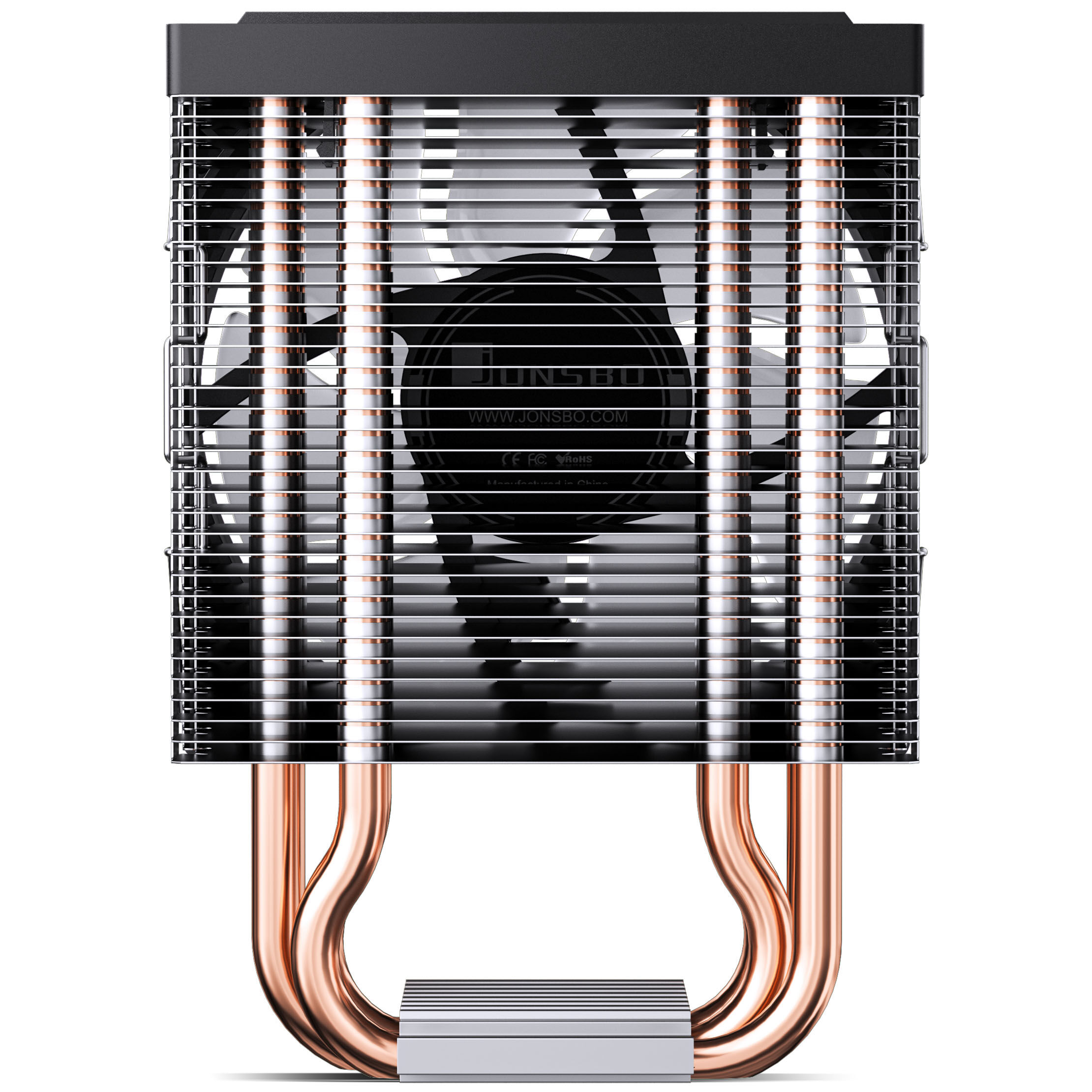 Jonsbo CR-1300 EVO CPU cooler, 90 mm - black, RGB