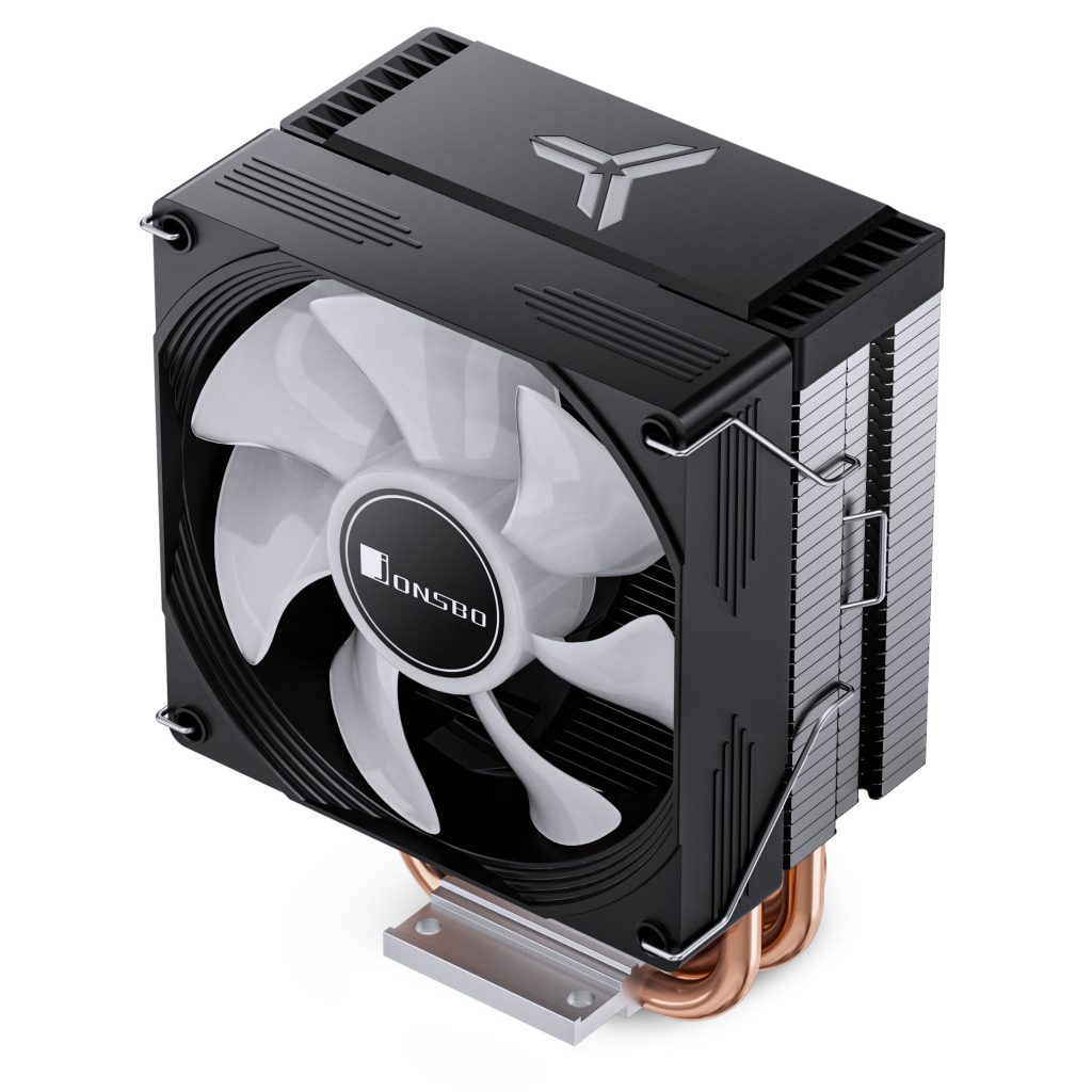 Jonsbo CR-1300 EVO CPU cooler, 90 mm - black, RGB