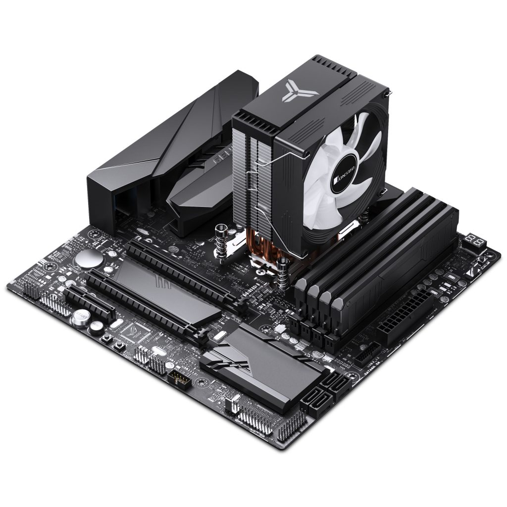 Jonsbo CR-1300 EVO CPU cooler, 90 mm - black, RGB