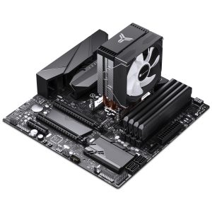 Jonsbo CR-1300 EVO CPU cooler, 90 mm - black, RGB
