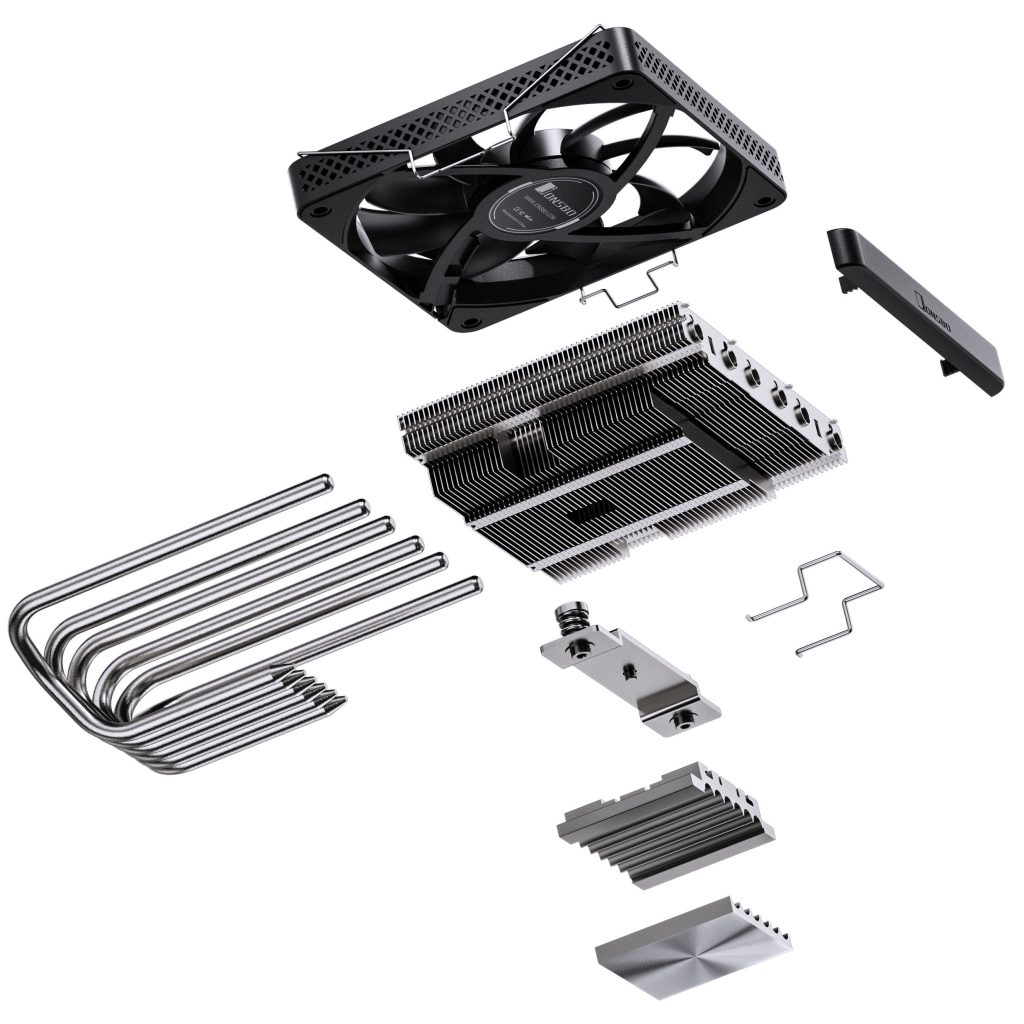Jonsbo HP600 Low-Profile CPU Cooler - 120mm, black