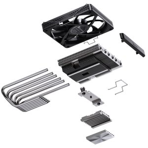 Jonsbo HP600 Low-Profile CPU Cooler - 120mm, black